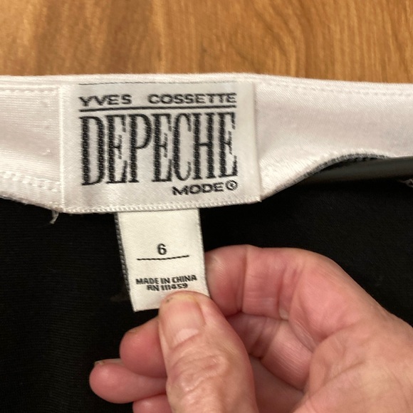 Yves Cossette Depeche Mode Black Dress - Picture 2 of 5